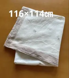 マルチカバー　コットン100％　116×114㎝　ナチュラル