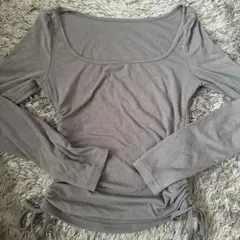 SHEIN グレー 長袖 ピチT