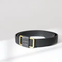 【CHI SELECT】本革　ノンホール　ベルト　スクエアバックル