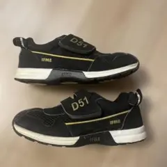 IFME D51 ブラック キッズシューズ　17.5