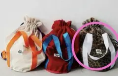 【訳あり・新品・未使用】littleweekend メッシュプールバッグヒョウ柄