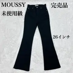 【美品】 MOUSSY HW Rebirth FLARE フレア 26 ブラック