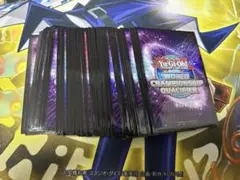 WCQ 2014 スリーブ 紫 パープル 遊戯王 75枚