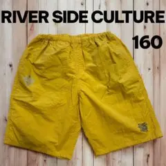 【RIVER SIDE CULTURE】ナイロンハーフパンツ イエロー160
