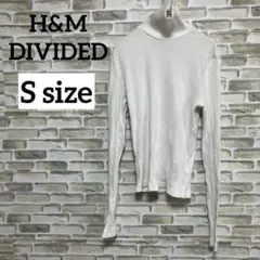 匿名配送✨️H&M DIVIDED ホワイトタートルネック 【S】