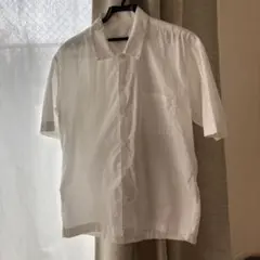 GU ホワイト 半袖シャツ Lサイズ