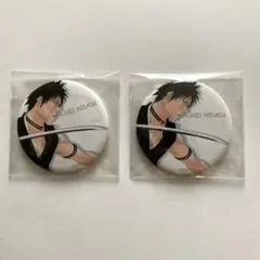 【未使用】BLEACH EX. 原画展 檜佐木修兵 オリジナル缶バッジ 2個