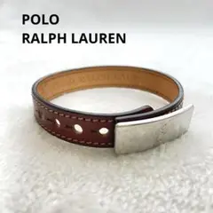 POLO ラルフローレン レザー バングル 本革 ブレスレット