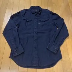 G-STAR RAW ネイビー シャツ 長袖