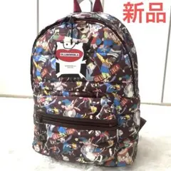 【限定値下げ】アルベロベロ　プリントリュック　グレー　新品未使用 2025年最新】Alberobello リュック・バックパックの人気アイテム
