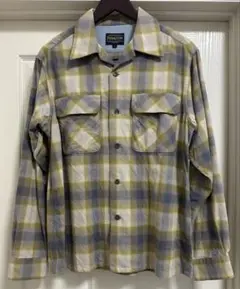 【美品】PENDLETON 開襟 オンブレチェックシャツ ボードシャツ