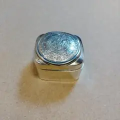 長方形2.8㎝×2.4㎝ 925シルバー ピルケース ハンドメイド 小物入れ