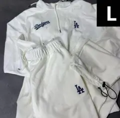 LAドジャース　スウェットパーカー＆スウェットパンツ セットアップ　MLB公式