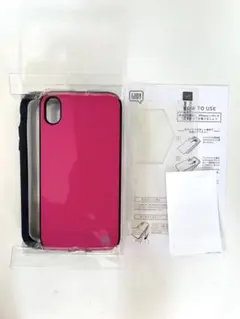 iDress iPhoneXR対応マエもウシロも液晶も全部衝撃+ 保護フィルム