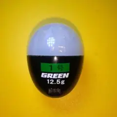 高感度LED電気ウキ、着水自動発光式(発光色.グリーン)、
