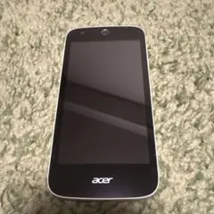 acer スマートフォン 本体 ブラック ホワイト