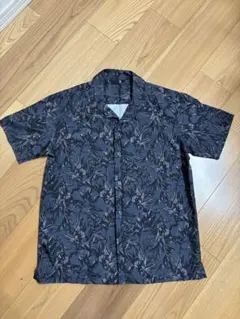 ラコレ オープンカラーシャツ ボタニカル柄 Mサイズ アロハシャツ
