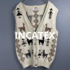 INCA-TEX インカテックス セーター 100% アルパカ　ペルー産 INCA-TEX】インカテックス ペルー製 アルパカ100％ ウール