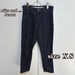 niko and ... Jeans デニムジーンズ（XS）濃紺　メンズ