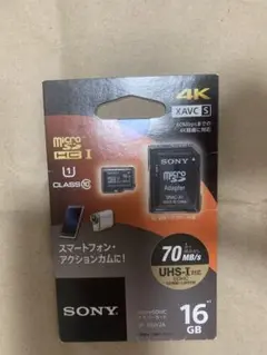 SONY microSDHCカード　16GB SR-16UY2A