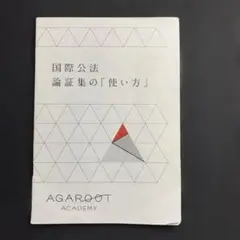 アガルート司法試験　国際公法 論証集の「使い方」