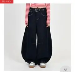 地底人online ステッチバルーンインディゴデニム L2083 Lサイズ