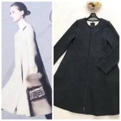美品 定価17万円 FOXEY フォクシー 掲載 ニット コート