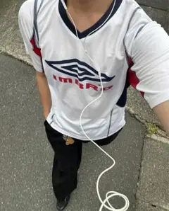90s OLD UMBRO Tシャツ 在原みゆき イングランド代表配色 希少