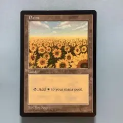 MTG Plains 平地　英語版　ひまわり　APAC Plains · Asia Pacific Land Program (PALP) #4 · Scryfall