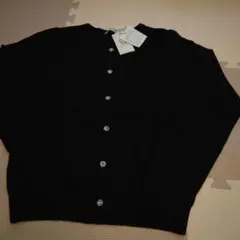 新品 MISCH MASCH カーディガン ブラック 黒 ビジュー ボタン