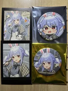 『兎田ぺこら』ホロ謎ミュージアム（缶バッジ2種&ぱしゃこれ2種セット）
