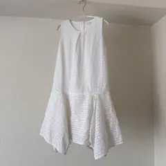 crewcuts ノースリーブワンピース 10 ホワイト