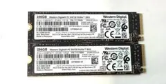 ③-W805-WD NVMe 256GB SSD 2点