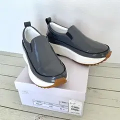 【美品】BEARDSLEY エナメル レザースリッポン