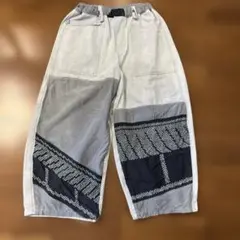 Gパンリメイクハンドメイドパッチワーク正絹