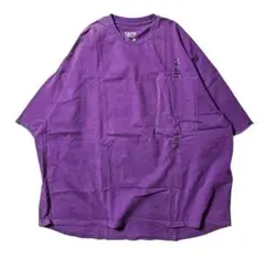 TBPR パープル オーバーサイズ Tシャツ XL