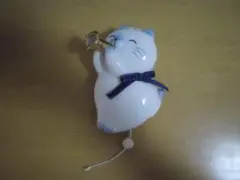 猫 壁掛けオルゴール 星に願いを コトブキ工芸　陶器製　ネコ