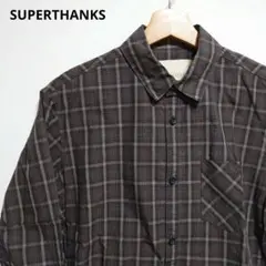 SUPERTHANKS　チェック シャツ スーパーサンクス M