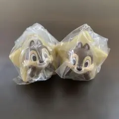 ディズニーキャラクター お星さまマスコットチャーム チップ2個　ガチャガチャ