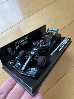 ミニチャンプス 1/43 メルセデス 2020年サクヒールGP ジョージラッセル