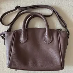 本革　ショルダーハンド2way mini bag old pulm レディース