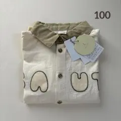 【新品】tete a tete テータテート　長袖シャツ　100