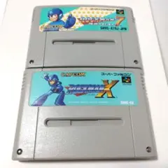《レトロ》SFC⭐ロックマン2本セット