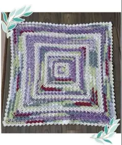 ☆ハンドメイド☆膝掛け☆ブランケット☆マルチカバー☆マルチマット☆手編み