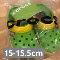 新品クロックス レゴ LEGO コラボ キッズ 子供 グリーン 15cm 限定