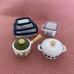 ムーミン　ホーロー　ガチャ　鍋