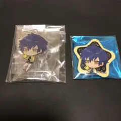 あんスタ　アニメイトカフェ　アクリルスタンド　缶バッジ　漣ジュン
