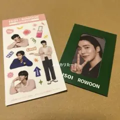 【484】【ISOI】ロウン ROWOON トレカ ステッカー