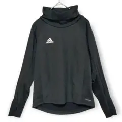 2318 adidas トレーニングスウェット130 キッズ ハイネック 裏起毛