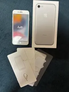 iPhone 7 本体 SIMフリー 初期化済み 箱付き